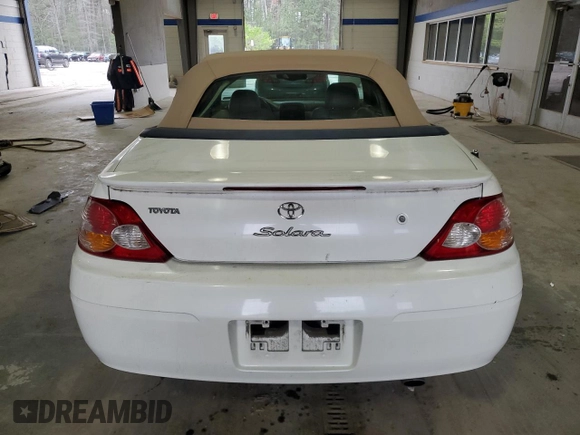 2002 Toyota Solara SE with VIN 2T1FF28P32C599054, listed as a Copart auction lot 51360295 with 293,688 mi miles and Salvage Title. Bid and sale history available at DreamBid. Image 6.
