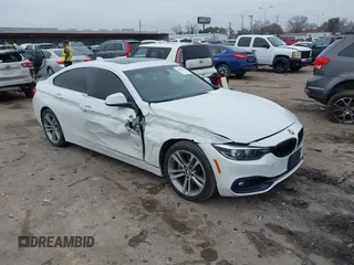 2018 BMW 4 Series 440i with VIN WBA4J5C56JBF07087, listed as a IAAI auction lot 41421921 with 61,601 mi miles and . Bid and sale history available at carsss.com. Image 1.