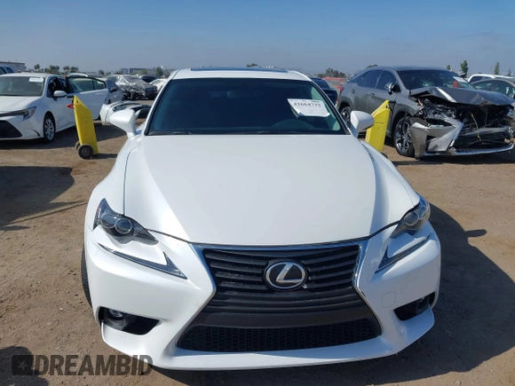 2015 Lexus IS 250 with VIN JTHBF1D25F5069558, listed as a IAAI auction lot 42664732 with 47,263 mi miles and . Bid and sale history available at DreamBid. Image 12.