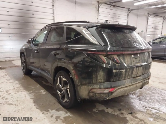 2023 Hyundai Tucson Hybrid SEL Convenience with VIN KM8JFCA16PU111727, listed as a IAAI auction lot 41502958 with 41,636 mi miles. Bid and sale history available at carsss.com. Image 3.