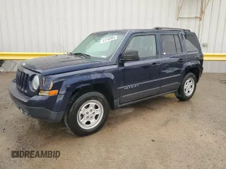 2016 Jeep Patriot Sport with VIN 1C4NJPBA9GD546882, listed as a Copart auction lot 47746985 with 162,817 mi miles and Clean Title. Bid and sale history available at carsss.com. Image 1.