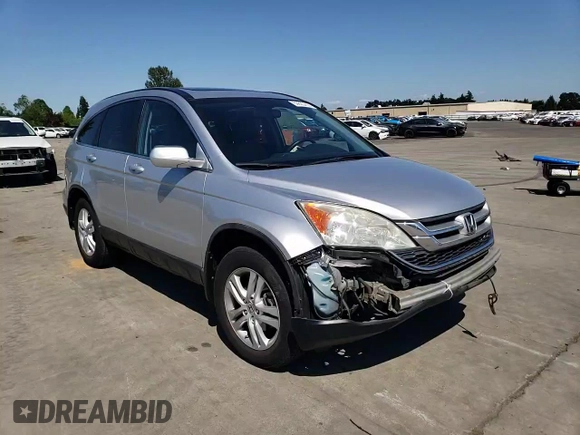 2010 Honda CR-V EX-L with VIN 5J6RE4H75AL051067, listed as a Copart auction lot 59823455 with 102,032 mi miles and Salvage title. Bid and sale history available at DreamBid. Image 13.