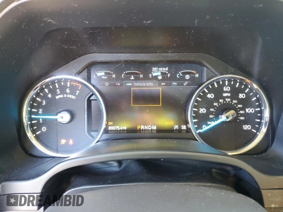 2021 Ford Expedition Max XLT with VIN 1FMJK1JT9MEA26968, listed as a Copart auction lot 88722625 with 89,075 mi miles and Salvage Title. Bid and sale history available at DreamBid. Image 9.