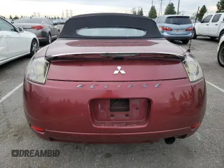 2007 Mitsubishi Eclipse GS with VIN 4A3AL25F97E008824, listed as a Copart auction lot 86565594 with 197,374 mi miles and Clean Title. Bid and sale history available at DreamBid. Image 6.