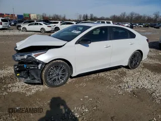 2024 Kia Forte GT-Line with VIN 3KPF54AD9RE726447, listed as a Copart auction lot 45429515 with 19,542 mi miles and Salvage Title. Bid and sale history available at carsss.com. Image 1.