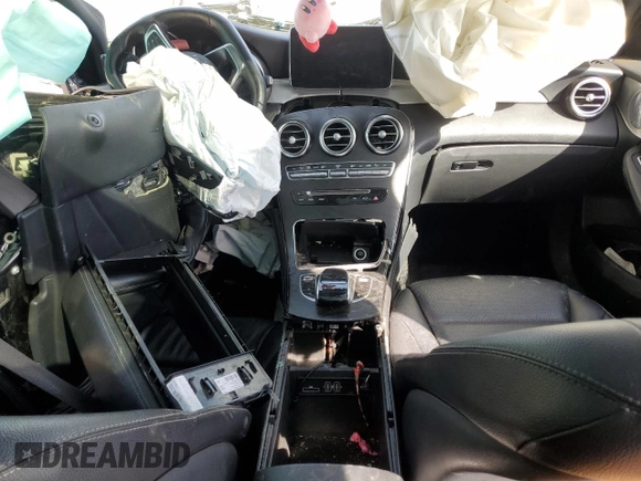 2019 Mercedes-Benz GLC with VIN WDC0G4KB8KV137513, listed as a Copart auction lot 49992365 with 0 mi miles and Salvage Title. Bid and sale history available at carsss.com. Image 8.