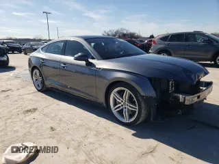 2018 Audi A5 Sportback Premium Plus with VIN WAUENCF53JA066286, listed as a Copart auction lot 39546854 with 52,596 mi miles. Bid and sale history available at carsss.com. Image 4.