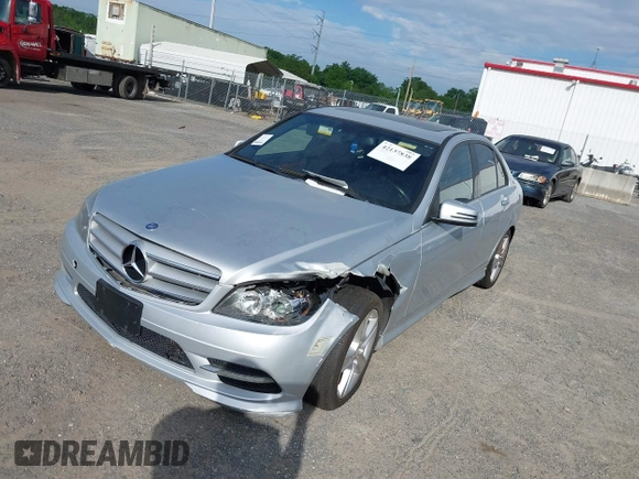 2011 Mercedes-Benz C 300 Sport with VIN WDDGF8BB0BR164802, listed as a IAAI auction lot 42137838 with 141,974 mi miles and . Bid and sale history available at carsss.com. Image 2.