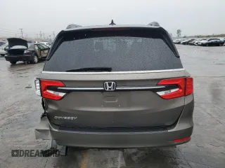 2021 Honda Odyssey EX-L with VIN 5FNRL6H77MB026329, listed as a Copart auction lot 48042705 with 45,046 mi miles and Salvage Title. Bid and sale history available at DreamBid. Image 6.