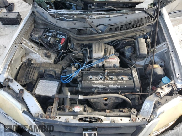 2001 Honda CR-V LX with VIN JHLRD18401S026020, listed as a Copart auction lot 46392875 with 123,210 mi miles and Salvage Title. Bid and sale history available at carsss.com. Image 13.