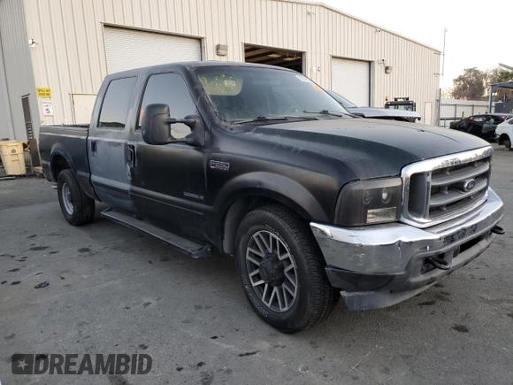 2003 Ford Super Duty F-250 XL with VIN 1FTNW20F03EA23645, listed as a Copart auction lot 82768964 with 0 mi miles and Salvage Title. Bid and sale history available at carsss.com. Image 4.