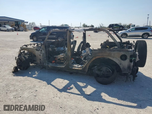 2018 Jeep Wrangler Unlimited Sahara z VIN 1C4HJXEG2JW118046, wystawiony jako Copart lot #47351695 z przebiegiem Nie podano mil oraz Nie do naprawy • Non repairable. Historia ofert i sprzedaży dostępna na DreamBid. Obrazek 2.