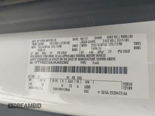 2018 Ford Transit с VIN 1FTYR2CG8JKA03392, выставлен на аукционе IAAI как лот 42525654 с пробегом 218 383 миль миль и . История ставок и продаж доступна на DreamBid. Изображение 9.