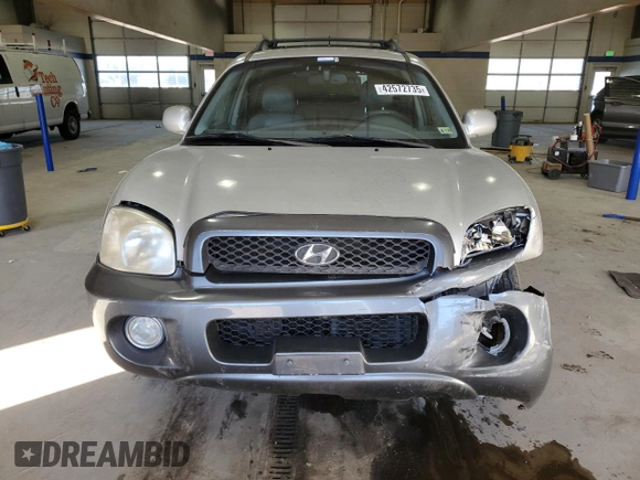 2004 Hyundai Santa Fe GLS with VIN KM8SC73E84U830932, listed as a Copart auction lot 42572735 with 206,142 mi miles and Clean Title. Bid and sale history available at carsss.com. Image 5.