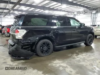 2024 Ford Expedition Max XLT z VIN 1FMJK1J87REA24817, wystawiony jako Copart lot #52189555 z przebiegiem 9 506 mil mil oraz Szkoda całkowita • Salvage title. Historia ofert i sprzedaży dostępna na DreamBid. Obrazek 3.