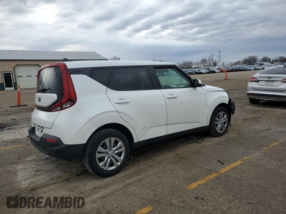 2021 Kia Soul LX with VIN KNDJ23AU8M7760661, listed as a Copart auction lot 50721985 with 84,536 mi miles and Salvage Title. Bid and sale history available at carsss.com. Image 3.