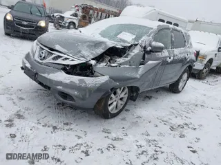 2013 Nissan Murano SL with VIN JN8AZ1MW6DW306030, listed as a IAAI auction lot 41848732 with 113,923 mi miles. Bid and sale history available at carsss.com. Image 2.
