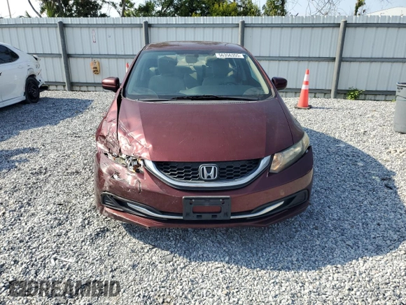 2014 Honda Civic LX z VIN 19XFB2F55EE070661, wystawiony jako Copart lot #56356355 z przebiegiem 114 217 mil mil oraz Szkoda całkowita • Salvage title. Historia ofert i sprzedaży dostępna na DreamBid. Obrazek 5.