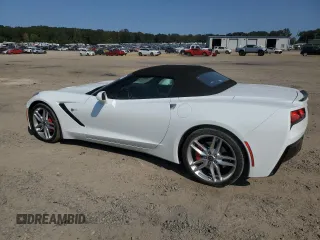 2018 Chevrolet Corvette 2LT with VIN 1G1YD3D70J5104792, listed as a Copart auction lot 75469634 with 21,216 mi miles and Salvage Title. Bid and sale history available at carsss.com. Image 2.