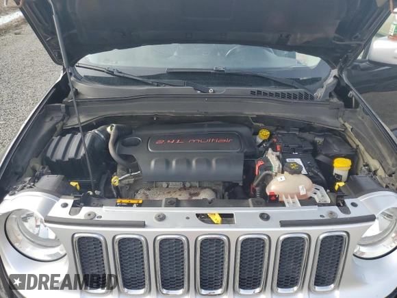 2017 Jeep Renegade Limited with VIN ZACCJBDB9HPE49331, listed as a Copart auction lot 50062075 with 169,533 mi miles and Clean title. Bid and sale history available at DreamBid. Image 12.