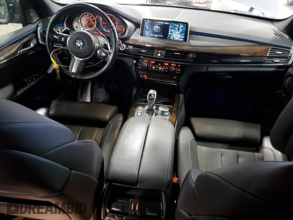 2017 BMW X5 xDrive35d with VIN 5UXKS4C35H0Y16518, listed as a Copart auction lot 50604535 with 47,255 mi miles and Salvage Title. Bid and sale history available at carsss.com. Image 8.