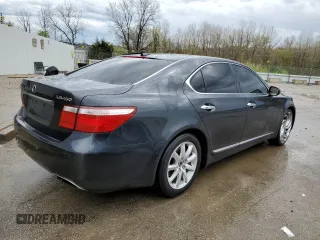 2007 Lexus LS 460 with VIN JTHBL46F075041503, listed as a Copart auction lot 50299465 with 192,076 mi miles and Salvage Title. Bid and sale history available at DreamBid. Image 3.