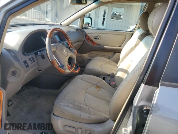 2002 Lexus RX 300 with VIN JTJHF10U520260081, listed as a Copart auction lot 51967925 with 213,890 mi miles and Salvage Title. Bid and sale history available at DreamBid. Image 7.