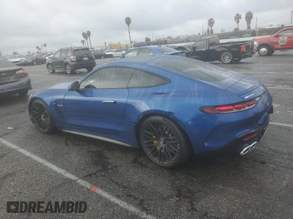 2024 Mercedes-Benz AMG GT 55 с VIN W1KRJ8AB2RF001959, выставлен на аукционе Copart как лот 44347545 с пробегом 3 044 миль миль и Списание • Salvage title. История ставок и продаж доступна на DreamBid. Изображение 2.