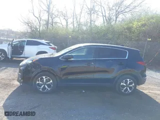 2020 Kia Sportage LX with VIN KNDPM3AC8L7828578, listed as a IAAI auction lot 41938582 with 55,831 mi miles. Bid and sale history available at carsss.com. Image 14.