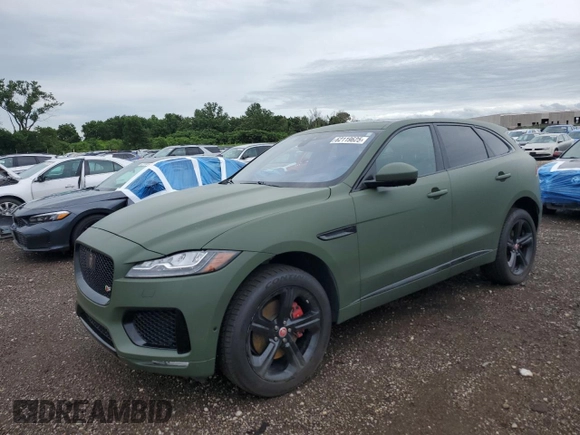 2017 Jaguar F-Pace S z VIN SADCM2BV5HA887823, wystawiony jako Copart lot #62119625 z przebiegiem 93 270 mil mil oraz Czysty tytuł • Clean title. Historia ofert i sprzedaży dostępna na DreamBid. Obrazek 1.