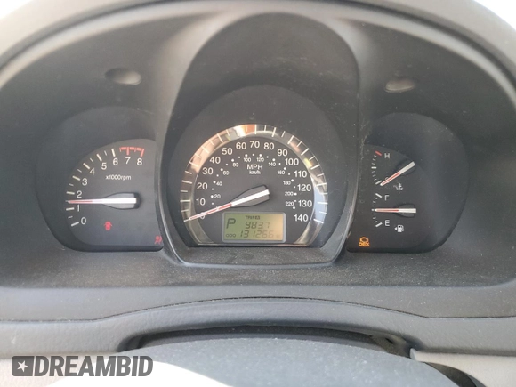 2009 Kia Spectra EX with VIN KNAFE221295654167, listed as a Copart auction lot 53377745 with 131,266 mi miles and Salvage Title. Bid and sale history available at DreamBid. Image 9.