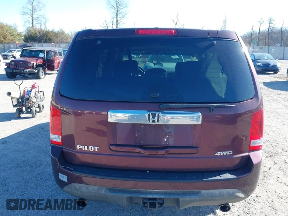 2013 Honda Pilot EX-L with VIN 5FNYF4H50DB030373, listed as a IAAI auction lot 41719230 with 1 mi miles. Bid and sale history available at carsss.com. Image 15.