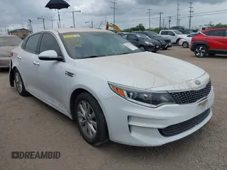 2018 Kia Optima LX with VIN 5XXGT4L39JG257774, listed as a IAAI auction lot 42412829 with 69,312 mi miles and . Bid and sale history available at DreamBid. Image 1.