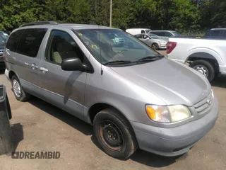 2001 Toyota Sienna LE with VIN 4T3ZF13C31U341147, listed as a IAAI auction lot 42852380 with 145,729 mi miles and . Bid and sale history available at DreamBid. Image 1.