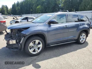 2018 Toyota Highlander Limited z VIN 5TDDZRFH2JS808454, wystawiony jako Copart lot #64466025 z przebiegiem 77 291 mil mil oraz Szkoda całkowita • Salvage title. Historia ofert i sprzedaży dostępna na DreamBid. Obrazek 1.