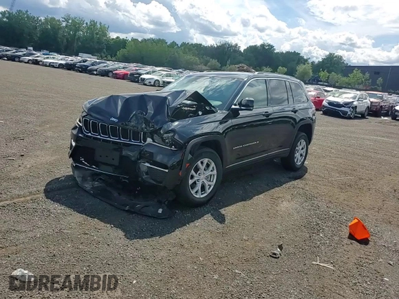 2023 Jeep Grand Cherokee Limited z VIN 1C4RJHBG0PC621468, wystawiony jako Copart lot #64224565 z przebiegiem 33 022 mil mil oraz Szkoda całkowita • Salvage title. Historia ofert i sprzedaży dostępna na DreamBid. Obrazek 14.