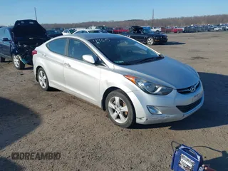 2012 Hyundai Elantra Limited with VIN KMHDH4AE9CU304965, listed as a IAAI auction lot 41752391 with 77,489 mi miles. Bid and sale history available at carsss.com. Image 1.