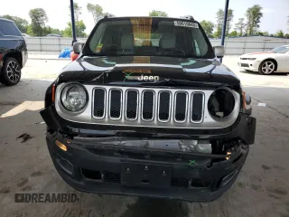 2015 Jeep Renegade Limited with VIN ZACCJBDT7FPB25249, listed as a Copart auction lot 59015645 with 101,602 mi miles and Salvage title. Bid and sale history available at DreamBid. Image 5.