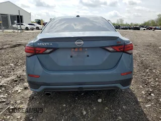 2025 Nissan Sentra SR z VIN 3N1AB8DV2SY221081, wystawiony jako Copart lot #55232405 z przebiegiem 9 391 mil mil oraz Szkoda całkowita • Salvage title. Historia ofert i sprzedaży dostępna na DreamBid. Obrazek 6.