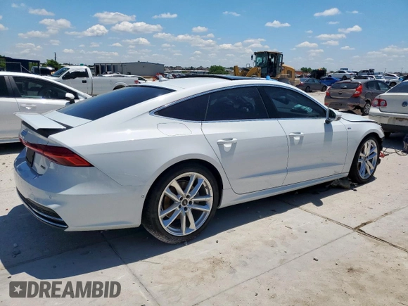 2022 Audi A7 Prestige с VIN WAUV2BF27NN034321, выставлен на аукционе Copart как лот 56414265 с пробегом 18 429 миль миль и Списание • Salvage title. История ставок и продаж доступна на DreamBid. Изображение 3.