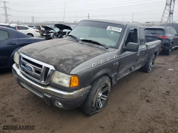 2006 Ford Ranger XL with VIN 1FTYR14U06PA17277, listed as a Copart auction lot 86215124 with 0 mi miles and Salvage Title. Bid and sale history available at carsss.com. Image 1.