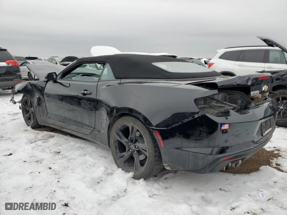 2023 Chevrolet Camaro 2LT with VIN 1G1FD3DS5P0103350, listed as a Copart auction lot 83528784 with 0 mi miles and Salvage Title. Bid and sale history available at carsss.com. Image 2.