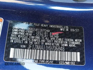 2017 Toyota 86 z VIN JF1ZNAA11H9706848, wystawiony jako IAAI lot #42097158 z przebiegiem 76 251 mil mil oraz . Historia ofert i sprzedaży dostępna na DreamBid. Obrazek 9.