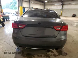 2017 Nissan Maxima SV with VIN 1N4AA6AP0HC383003, listed as a Copart auction lot 58060855 with 123,990 mi miles and Salvage title. Bid and sale history available at DreamBid. Image 6.