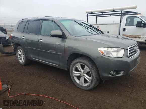 2010 Toyota Highlander Limited with VIN 5TDDK3EH1AS036418, listed as a Copart auction lot 54571015 with 134,409 mi miles and Salvage title. Bid and sale history available at DreamBid. Image 4.