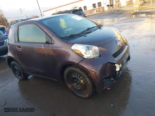 2013 Scion iQ with VIN JTNJJXB07DJ022337, listed as a IAAI auction lot 41507619 with 1 mi miles. Bid and sale history available at carsss.com. Image 1.