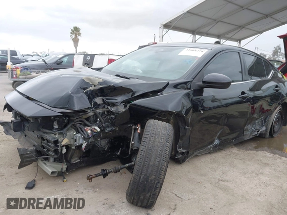 2021 Nissan Sentra S with VIN 3N1AB8BV5MY303067, listed as a IAAI auction lot 41804270 with 44,909 mi miles and . Bid and sale history available at DreamBid. Image 6.