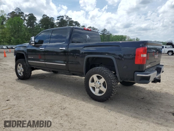 2015 GMC Sierra 2500HD available WiFi SLT with VIN 1GT12ZE87FF602854, listed as a Copart auction lot 51348525 with 96,105 mi miles and Salvage Title. Bid and sale history available at carsss.com. Image 2.