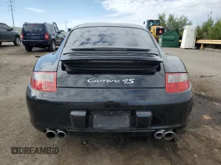 2007 Porsche 911 Carrera S with VIN WP0AB29947S731010, listed as a Copart auction lot 66933424 with 25,651 mi miles and Salvage Title. Bid and sale history available at carsss.com. Image 6.