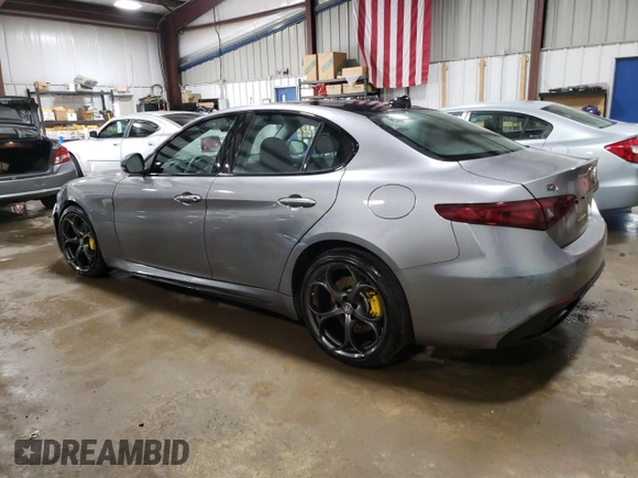 2019 Alfa Romeo Giulia Ti Sport with VIN ZARFANBN5K7615320, listed as a Copart auction lot 47382773 with 30,788 mi miles. Bid and sale history available at carsss.com. Image 2.